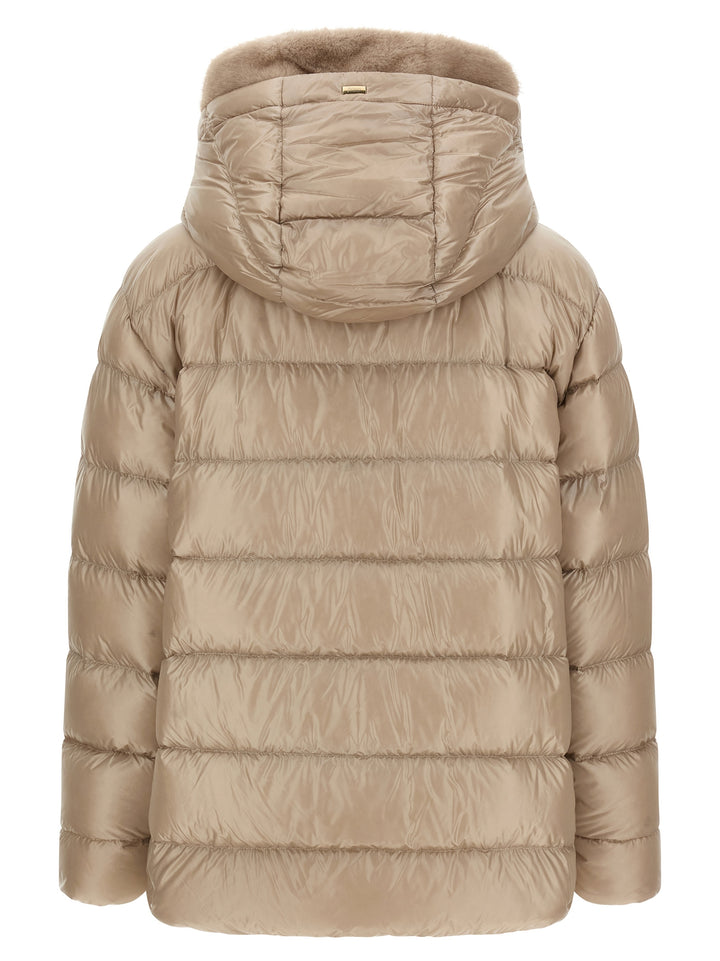 Herno Beige Polyamide Full-Length Jacket
