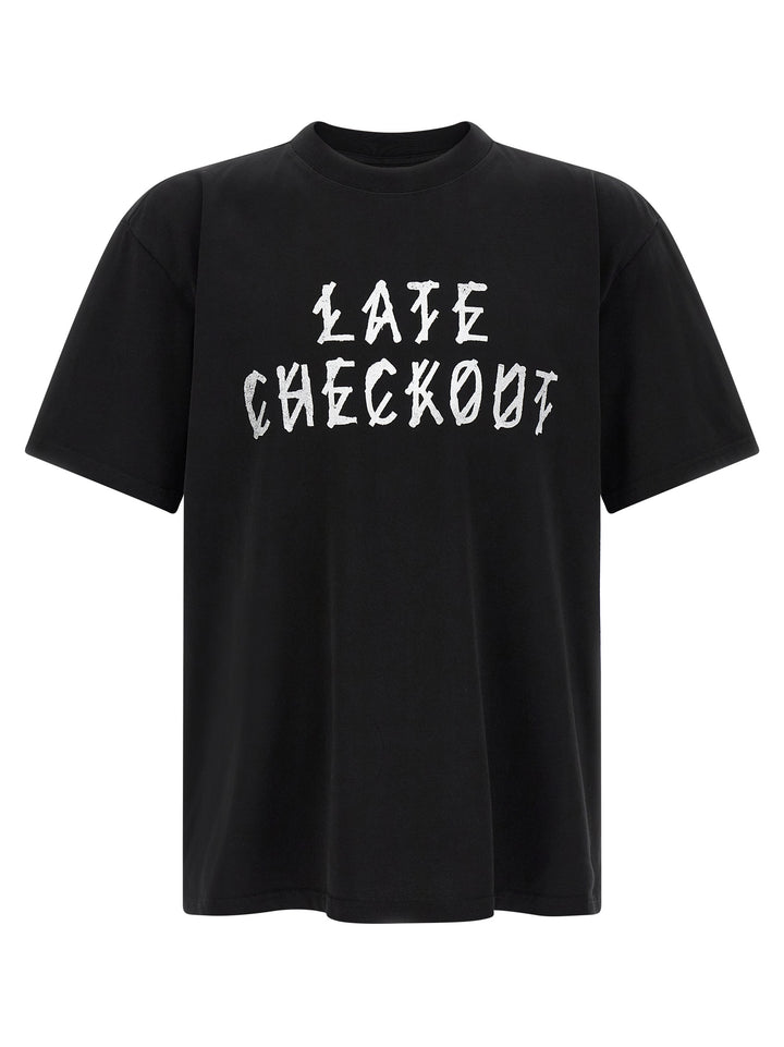 44 Label Group Black Cotton T-Shirt
