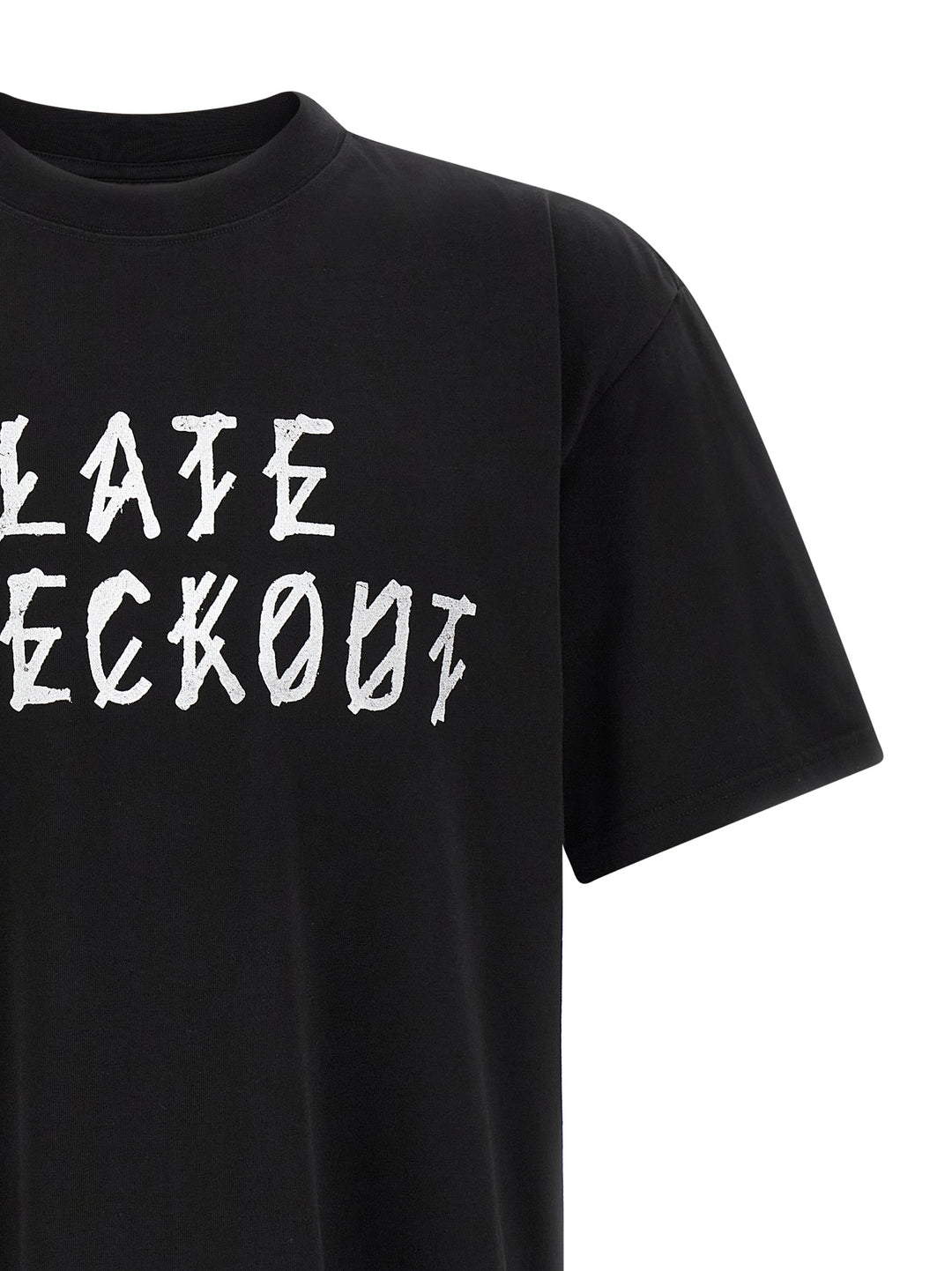 44 Label Group Black Cotton T-Shirt