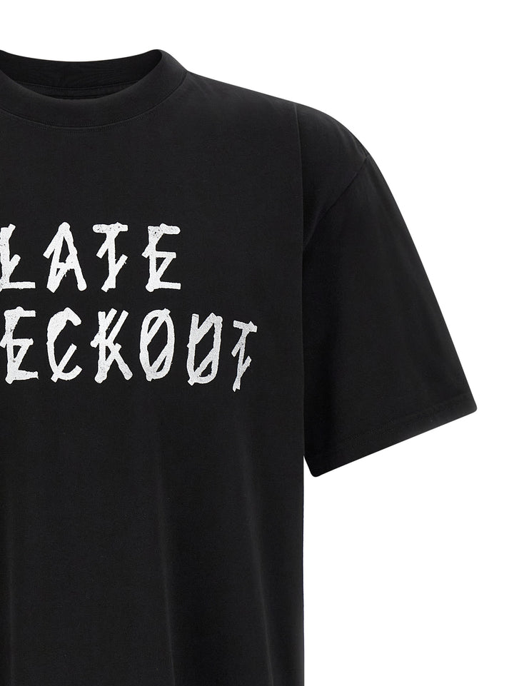 44 Label Group Black Cotton T-Shirt