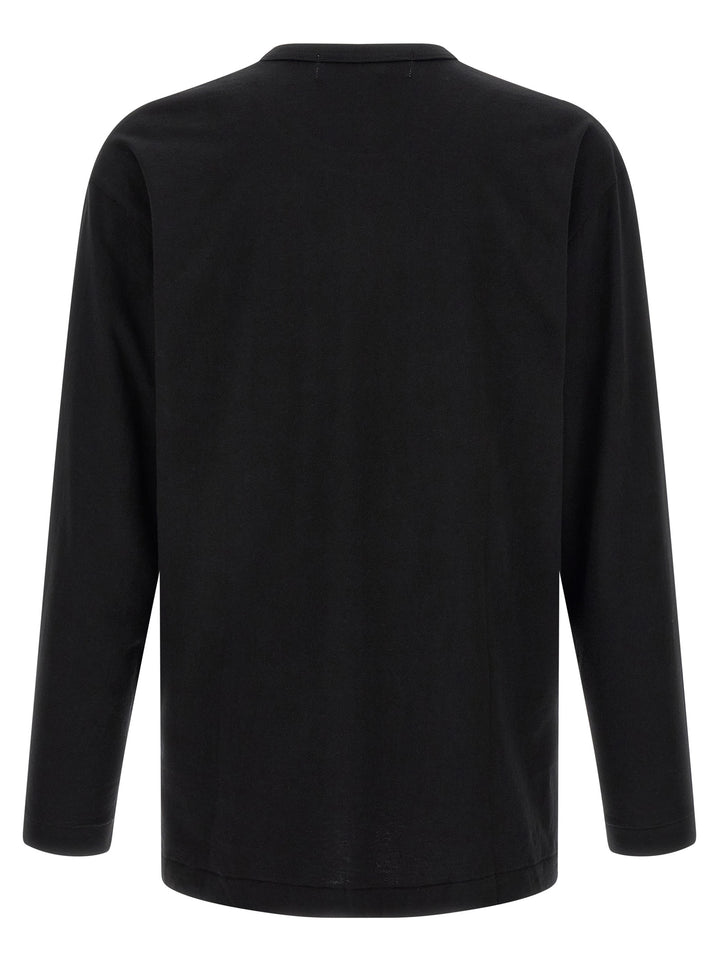 Comme Des Garçons Play Black Cotton T-Shirt