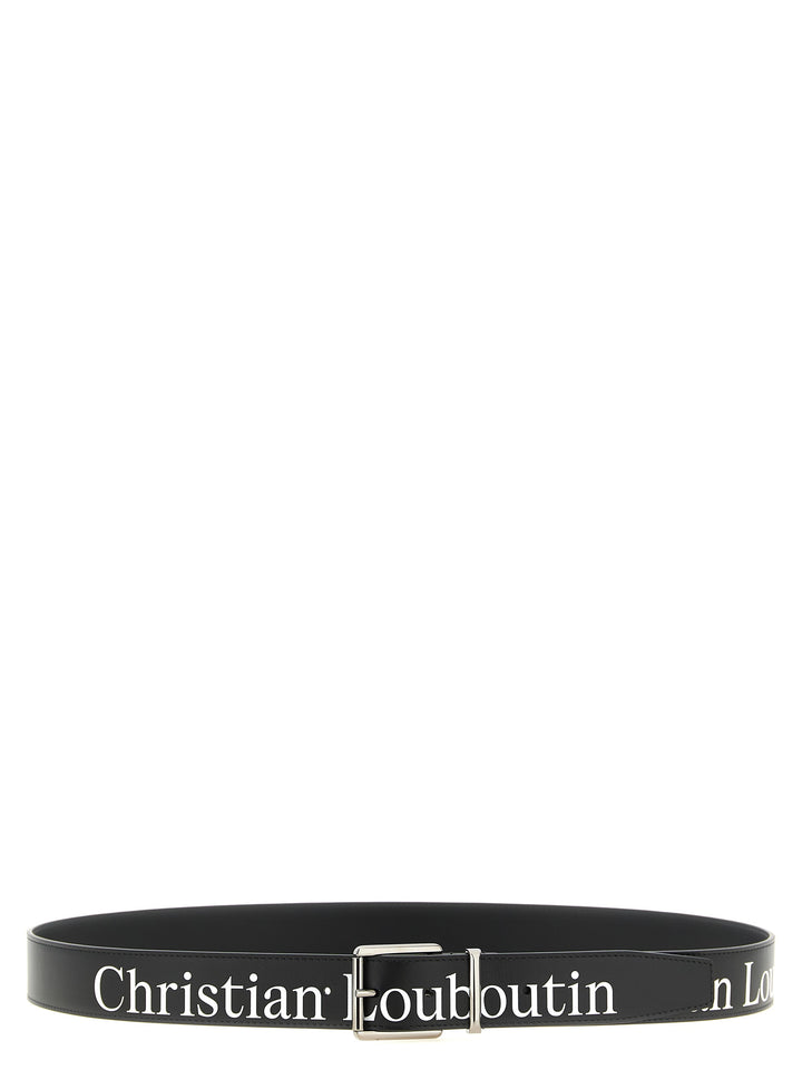 Christian Louboutin Black Calfskin Regular Belt