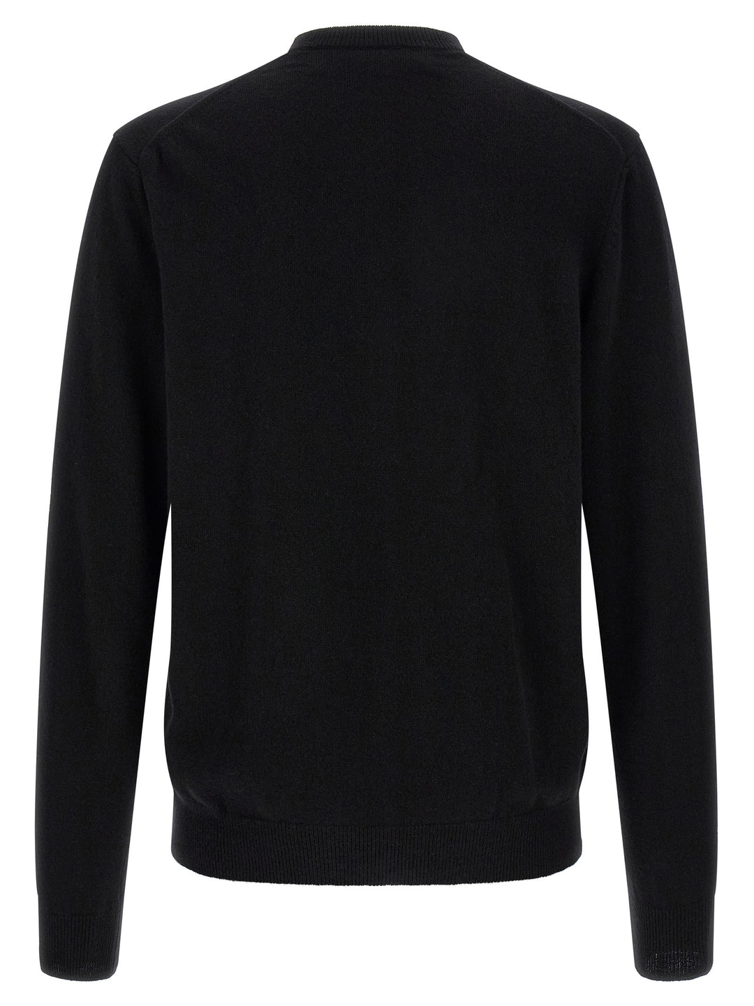 Comme Des Garçons Play Black Wool Cardigan