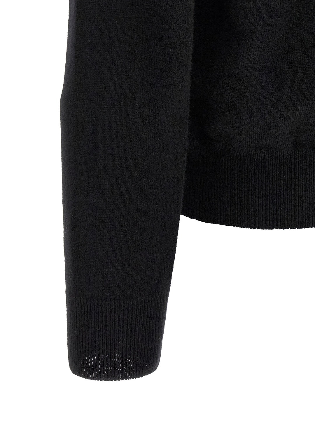 Comme Des Garçons Play Black Wool Cardigan