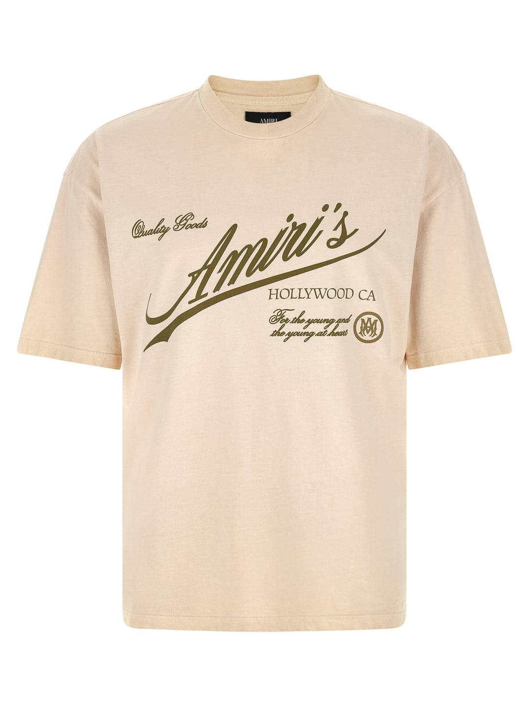 Amiri Beige Cotton T-Shirt