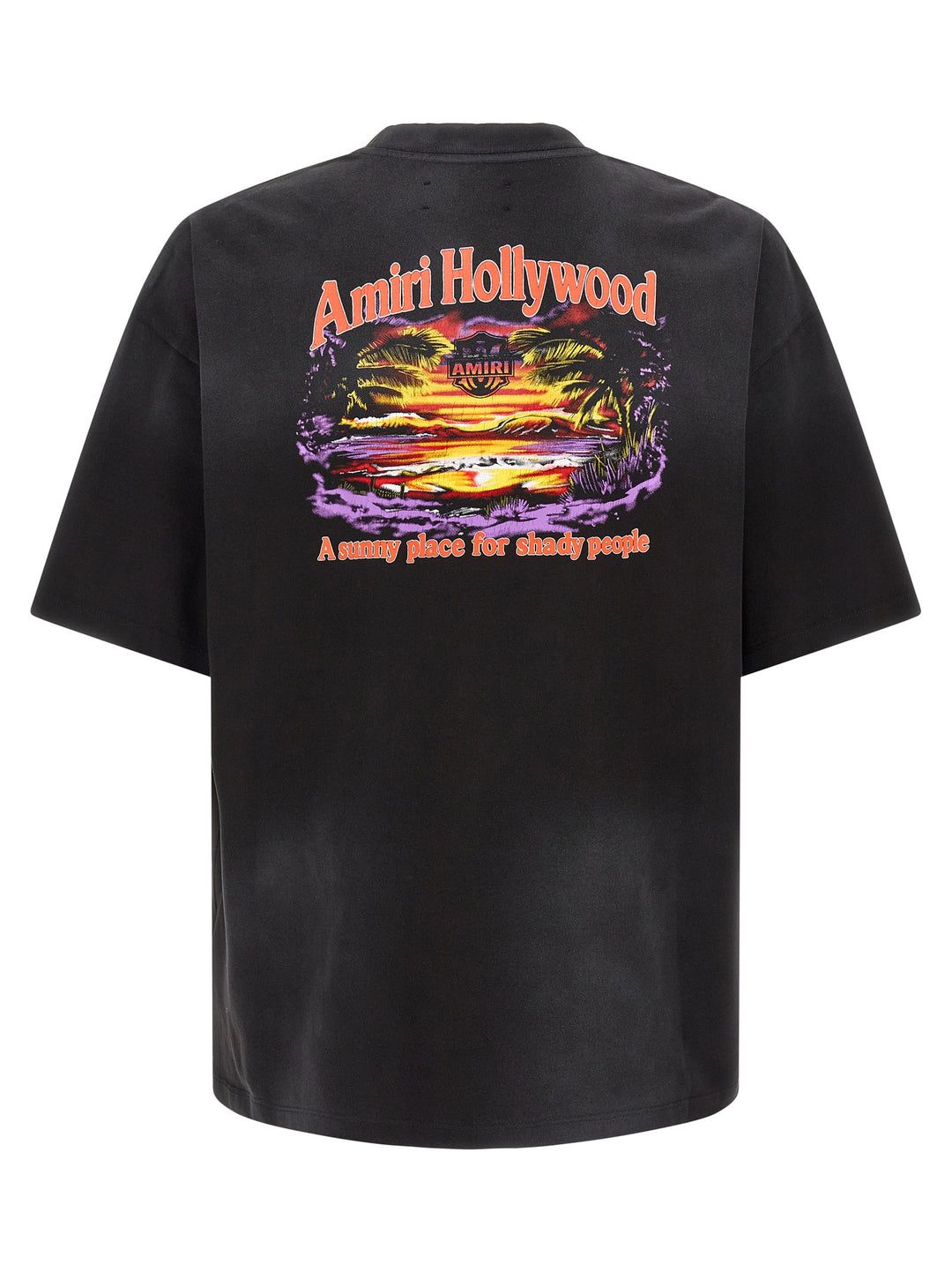Amiri Black Cotton T-Shirt