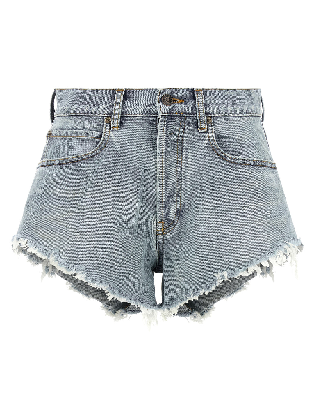 Balenciaga Blue Cotton Bermuda Shorts