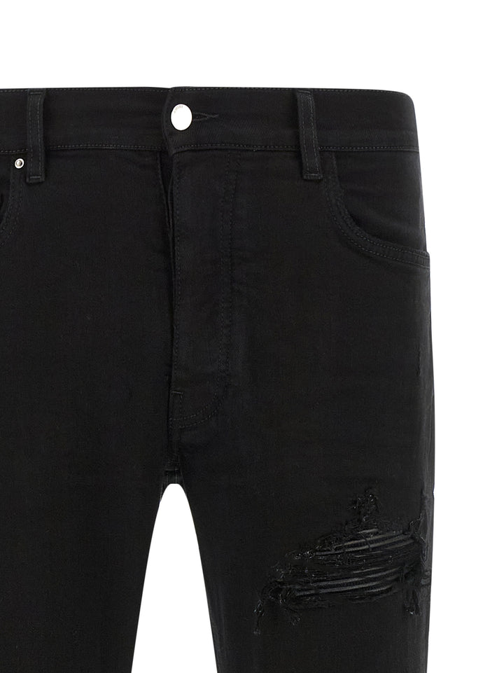 Amiri Black Cotton Slim Fit Jeans