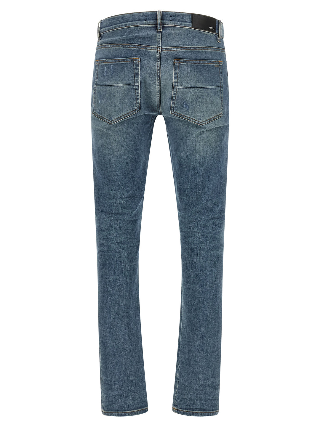 Amiri Blue Cotton Skinny Jeans