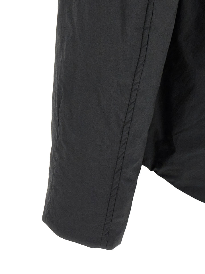 Undercover Black Cotton Full-Length Jacket