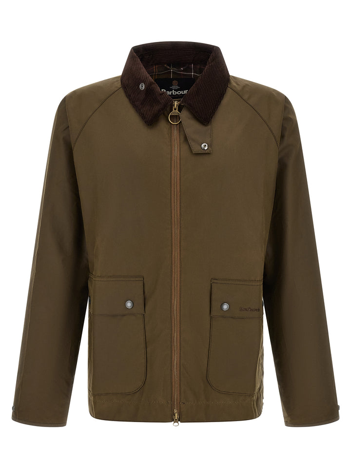 Barbour Brown Cotton Full-Length Jacket
