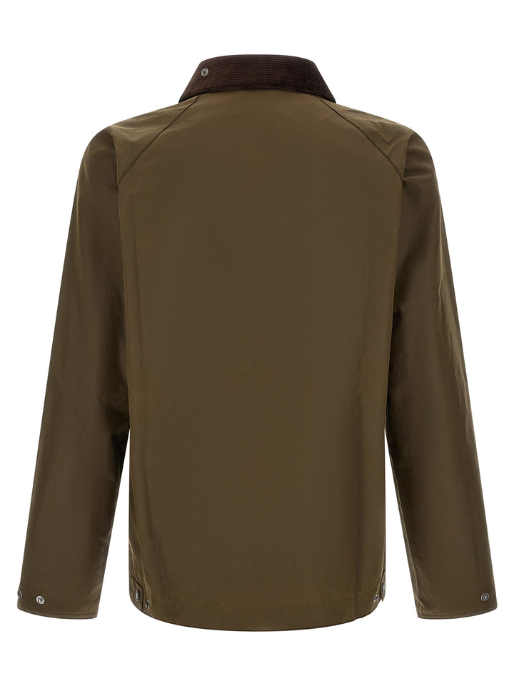 Barbour Brown Cotton Full-Length Jacket