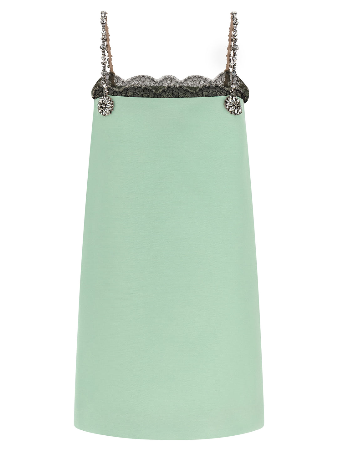 Valentino Garavani Bicolor Virgin Wool Short Dress