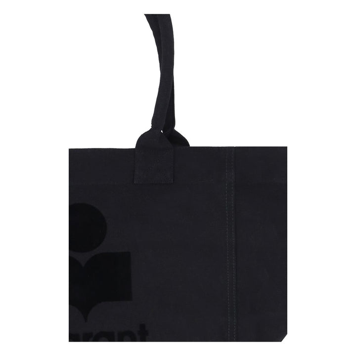 Isabel Marant Black Cotton Shoulder Bag