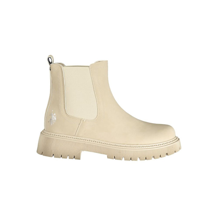 U.S. POLO ASSN. Beige Polyurethane Women&