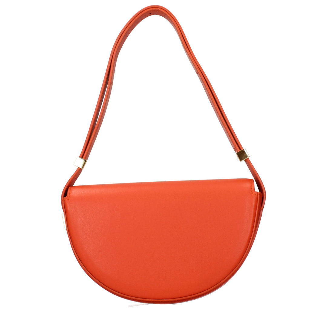 Patou Orange Leather Shoulder Bag