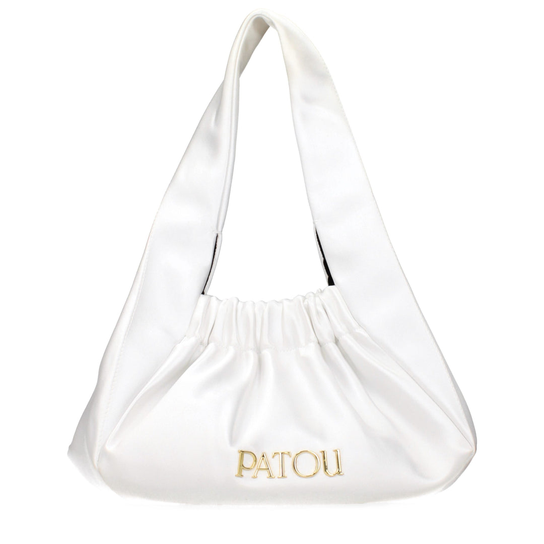 Patou White Fabric Handbag