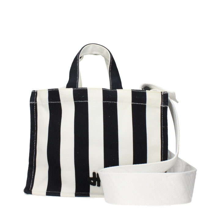Patou Black Fabric Handbag