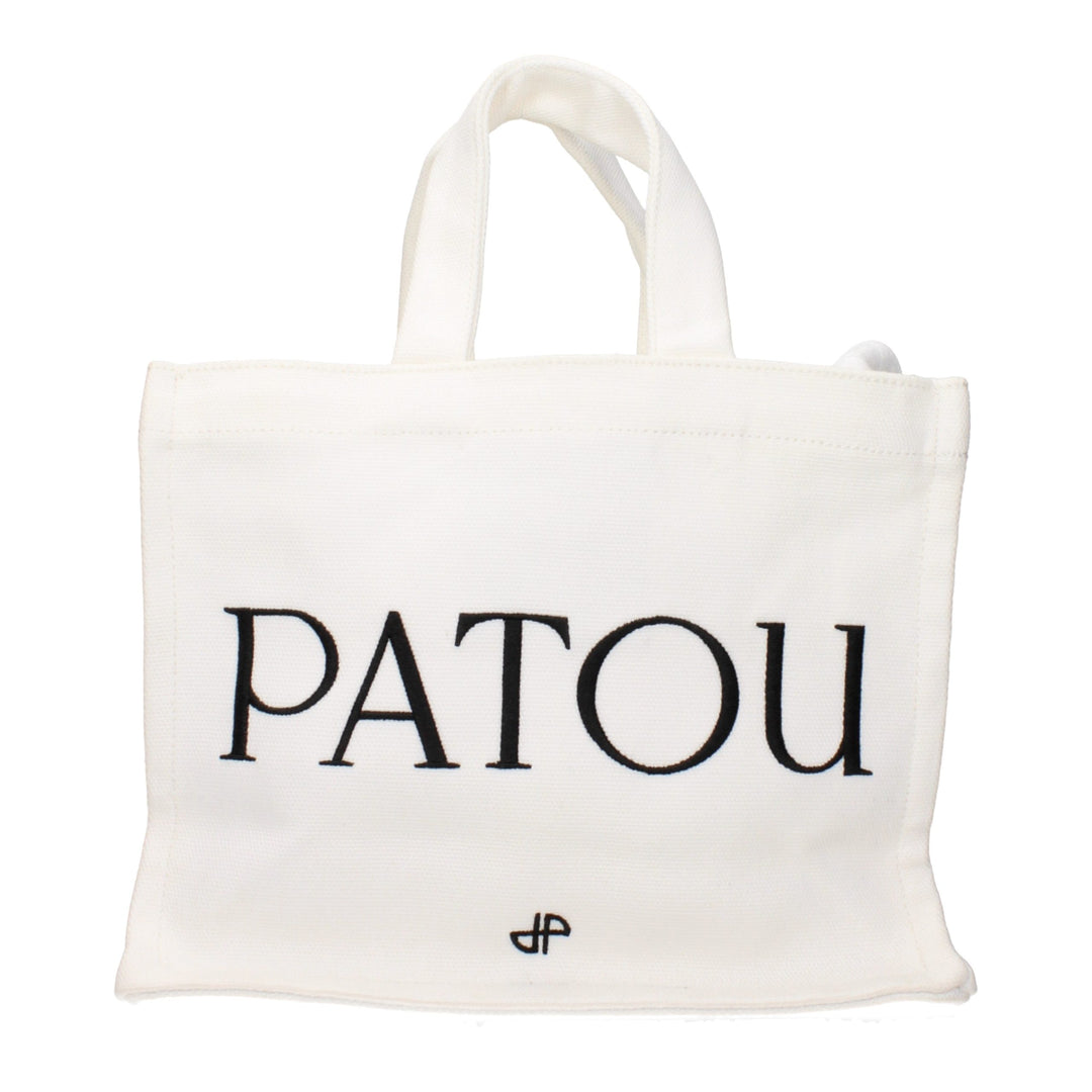 Patou White Fabric Handbag