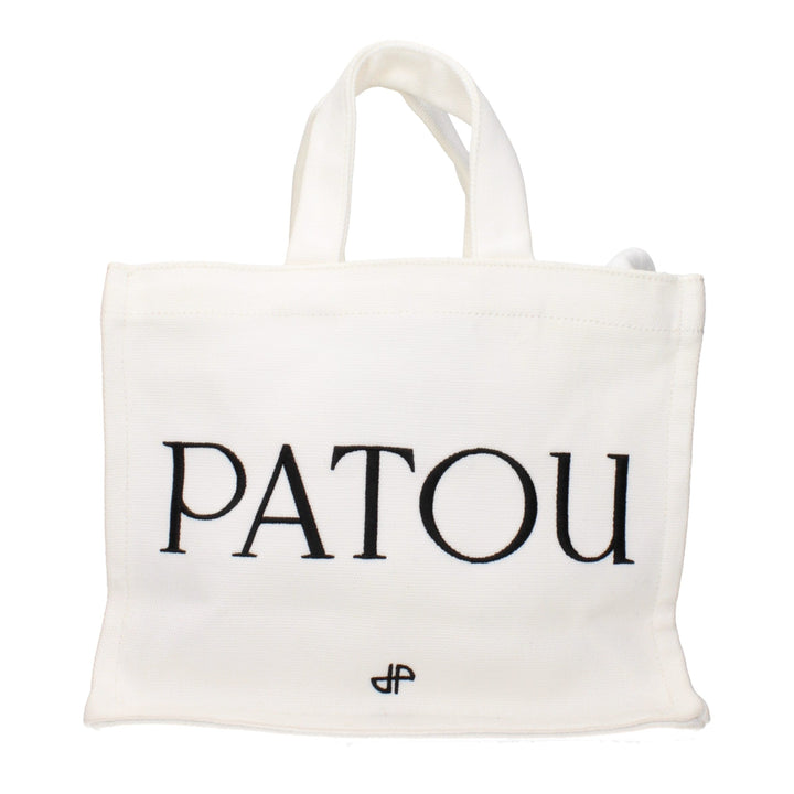 Patou White Fabric Handbag