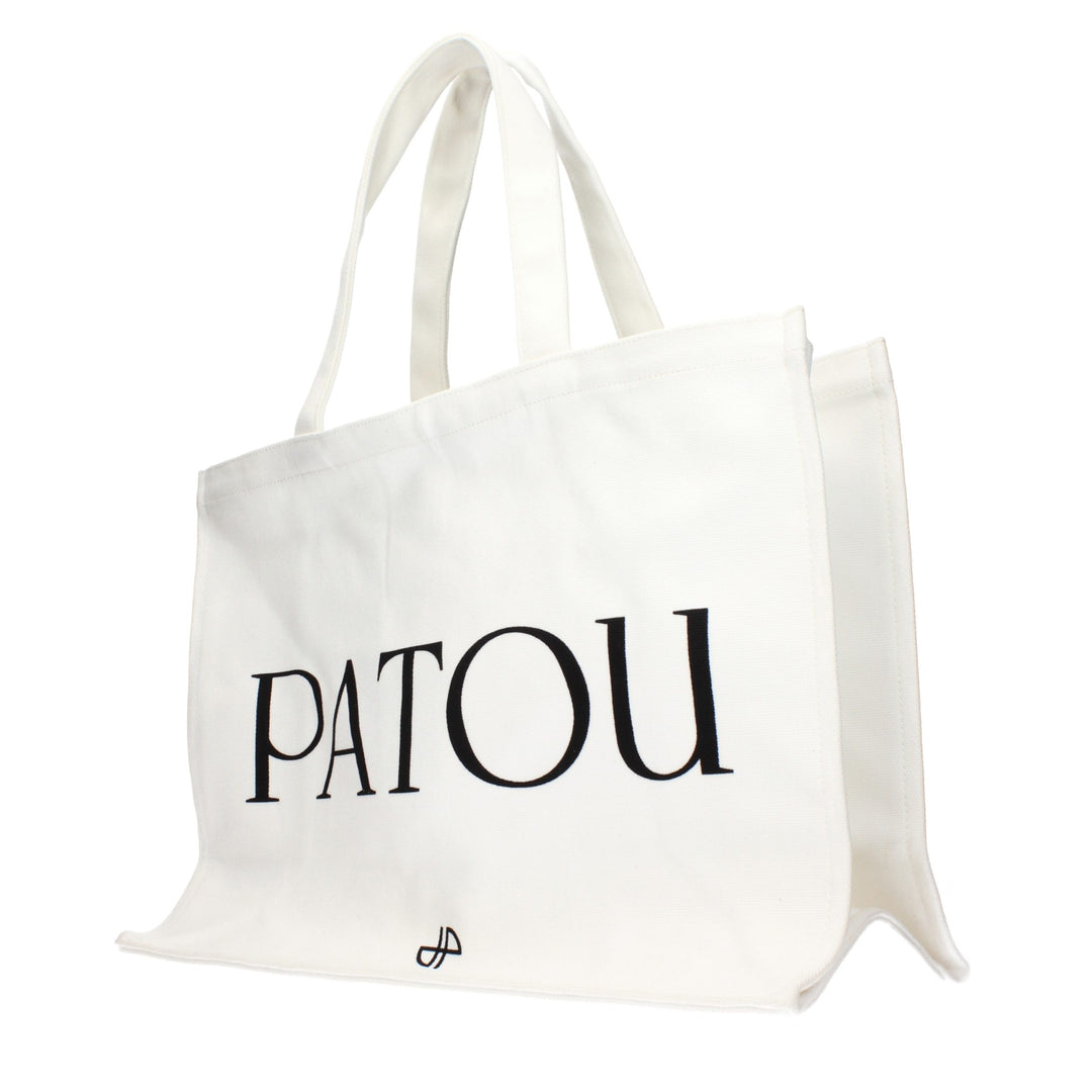 Patou White Fabric Handbag