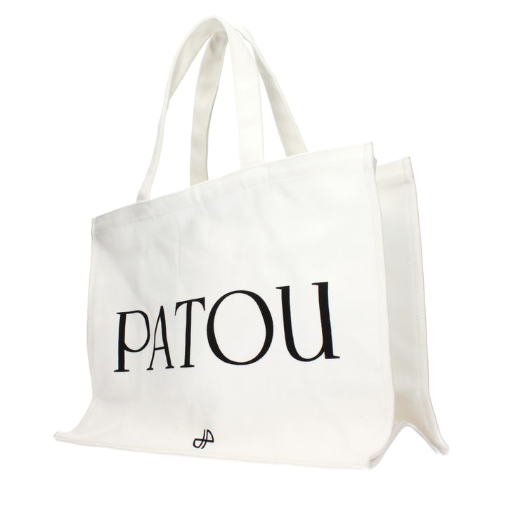Patou White Fabric Handbag