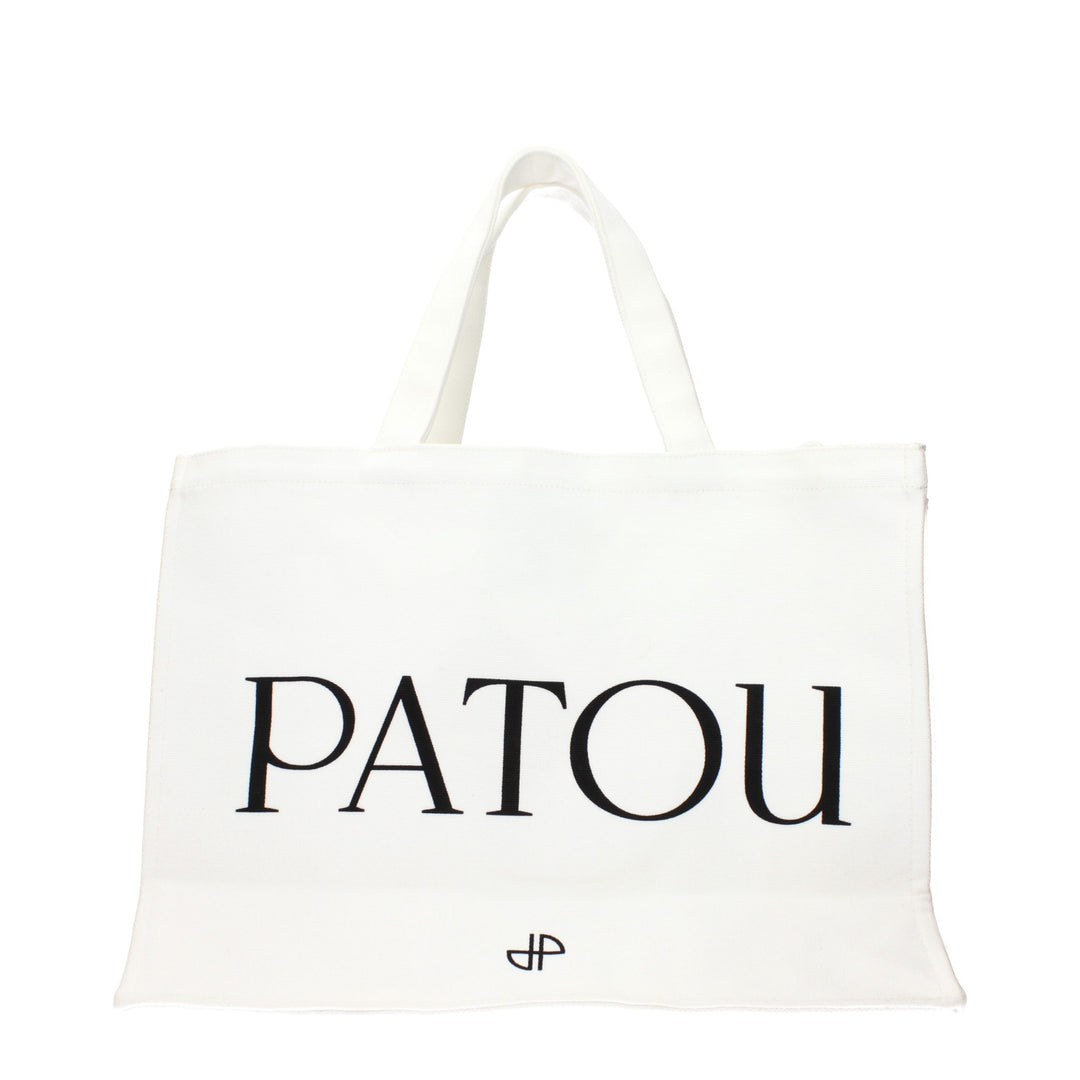 Patou White Fabric Handbag