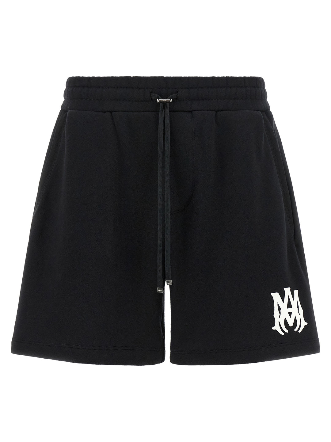 Amiri Black Cotton Bermuda Shorts