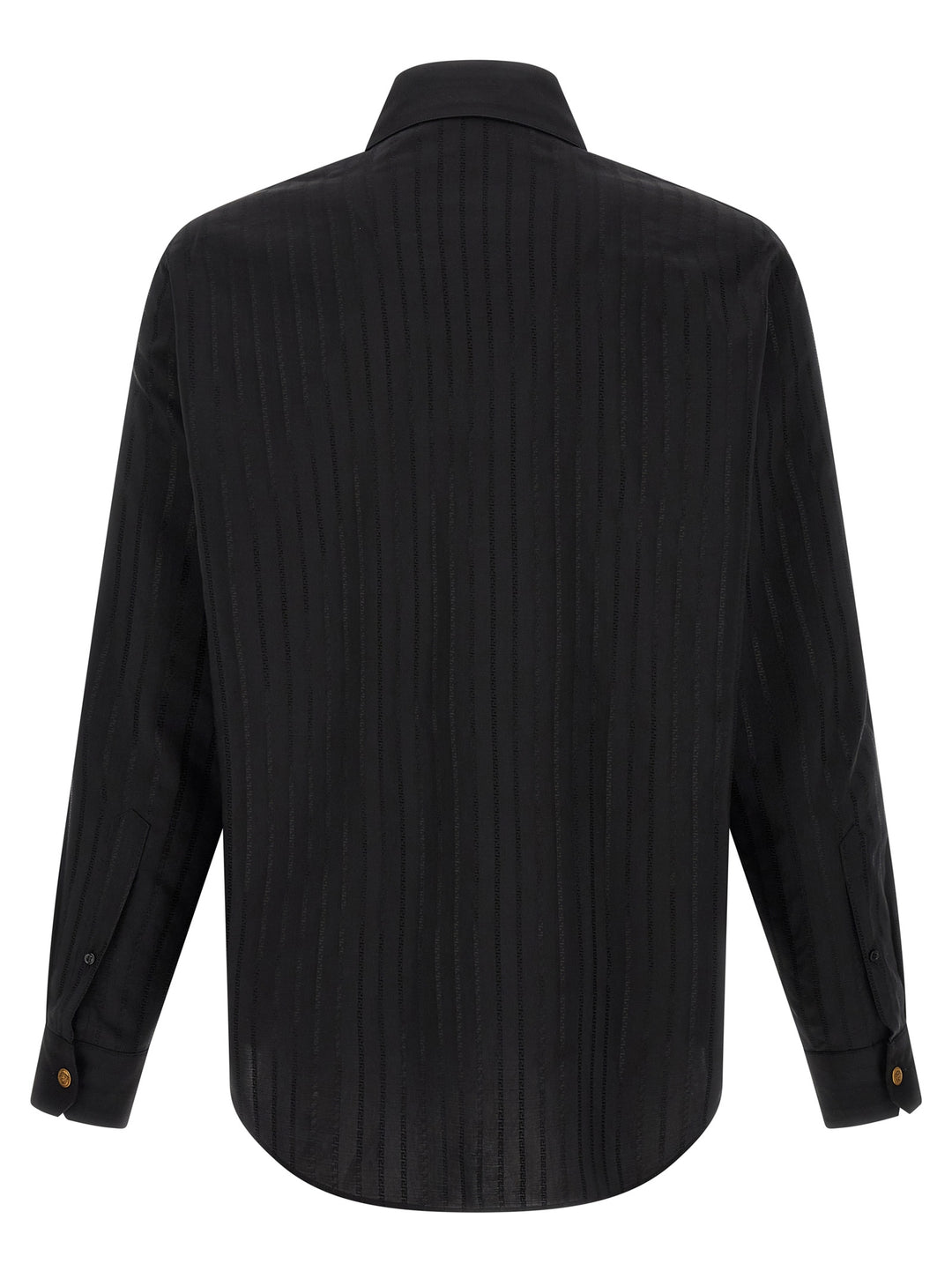 Versace Black Cotton Blouse