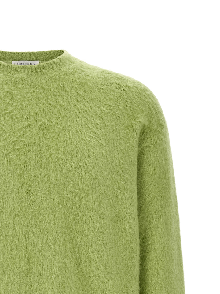 Roberto Collina Bicolor Cotton Cardigan