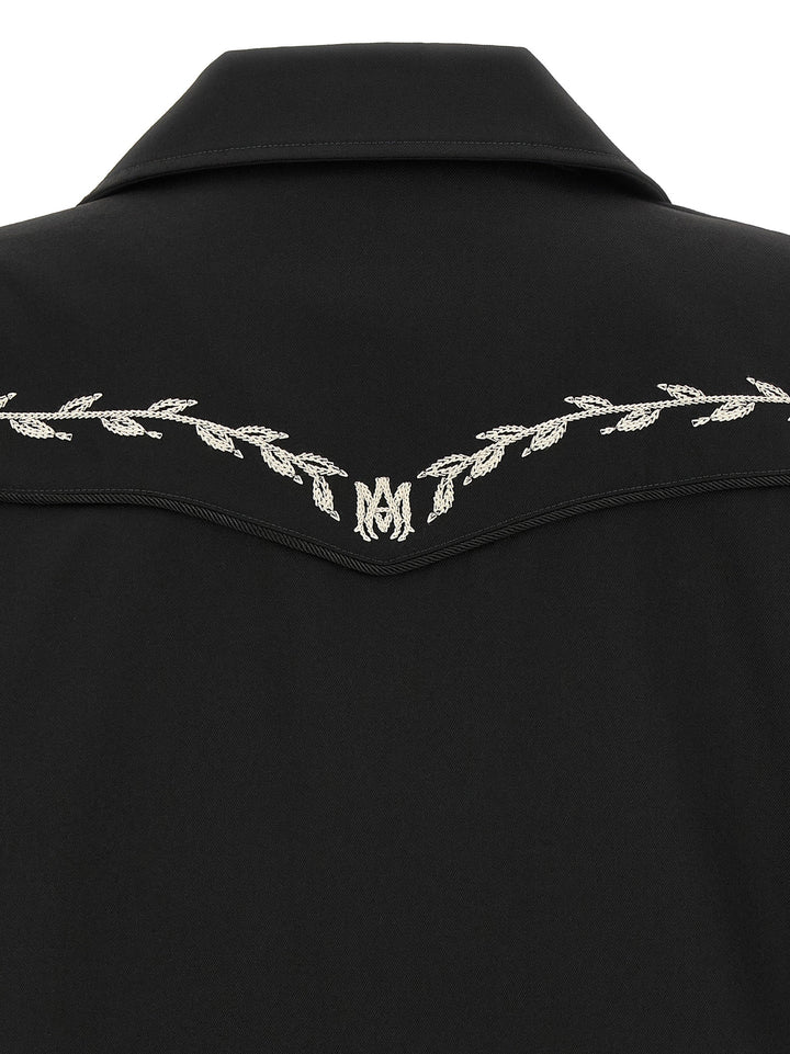 Amiri Black Polyester Full-Length Jacket