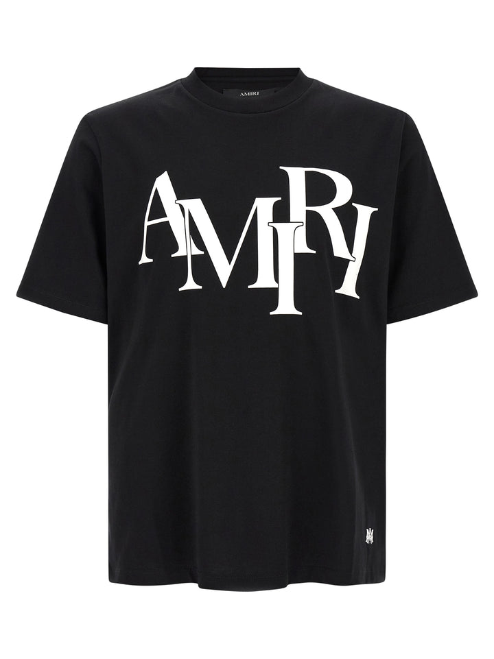 Amiri Black Cotton T-Shirt