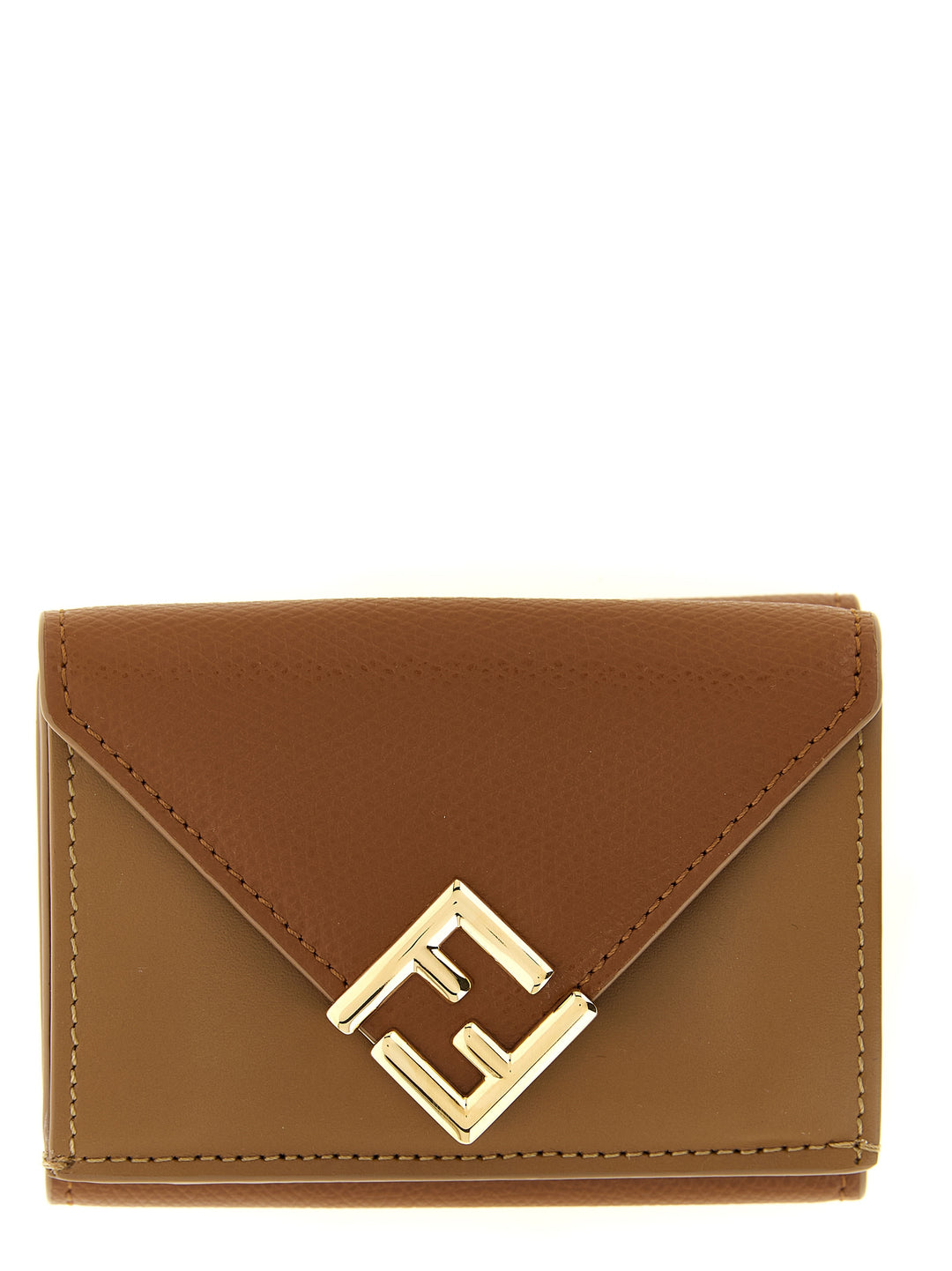 Fendi Brown Calfskin Cardholder