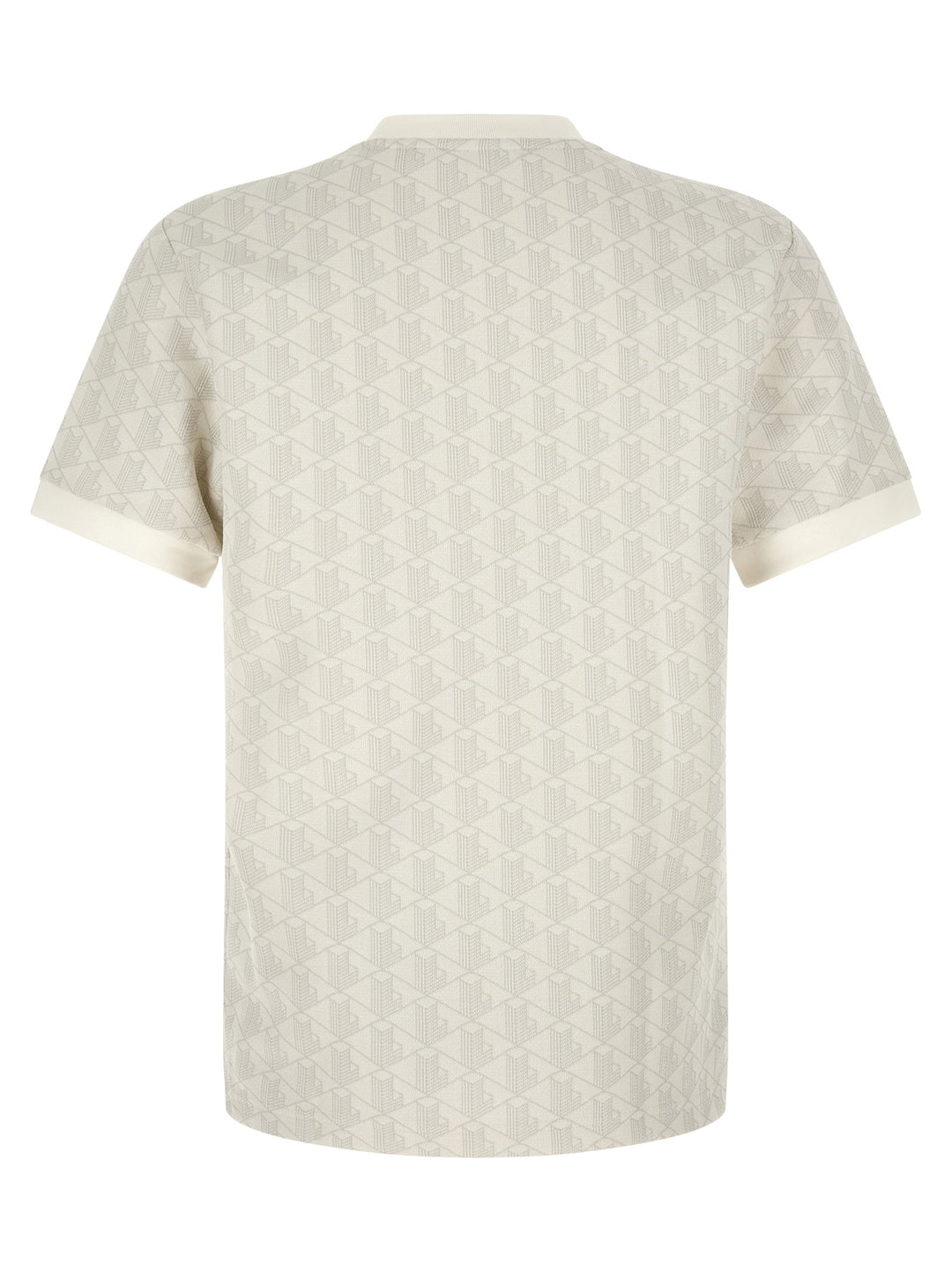 Lacoste Beige Polyester T-Shirt
