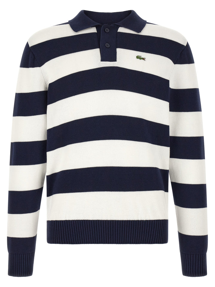 Lacoste White Cotton Cardigan