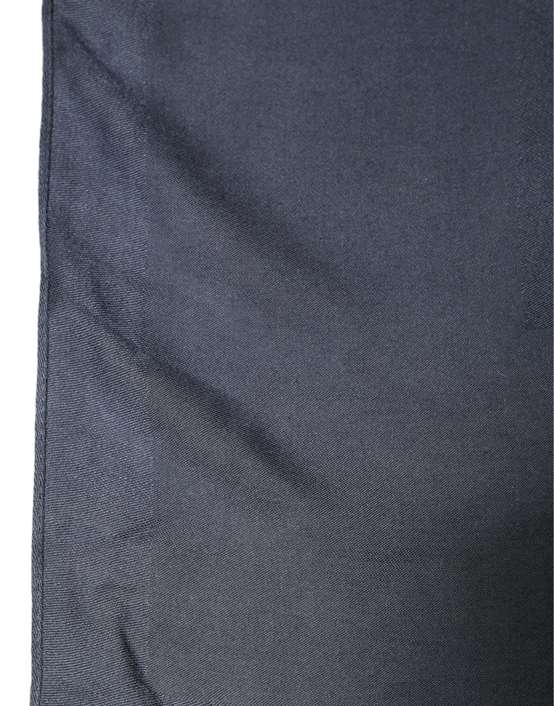 Dolce &amp; Gabbana Dark Blue Modal Frayed Edge Lace Stole Scarf