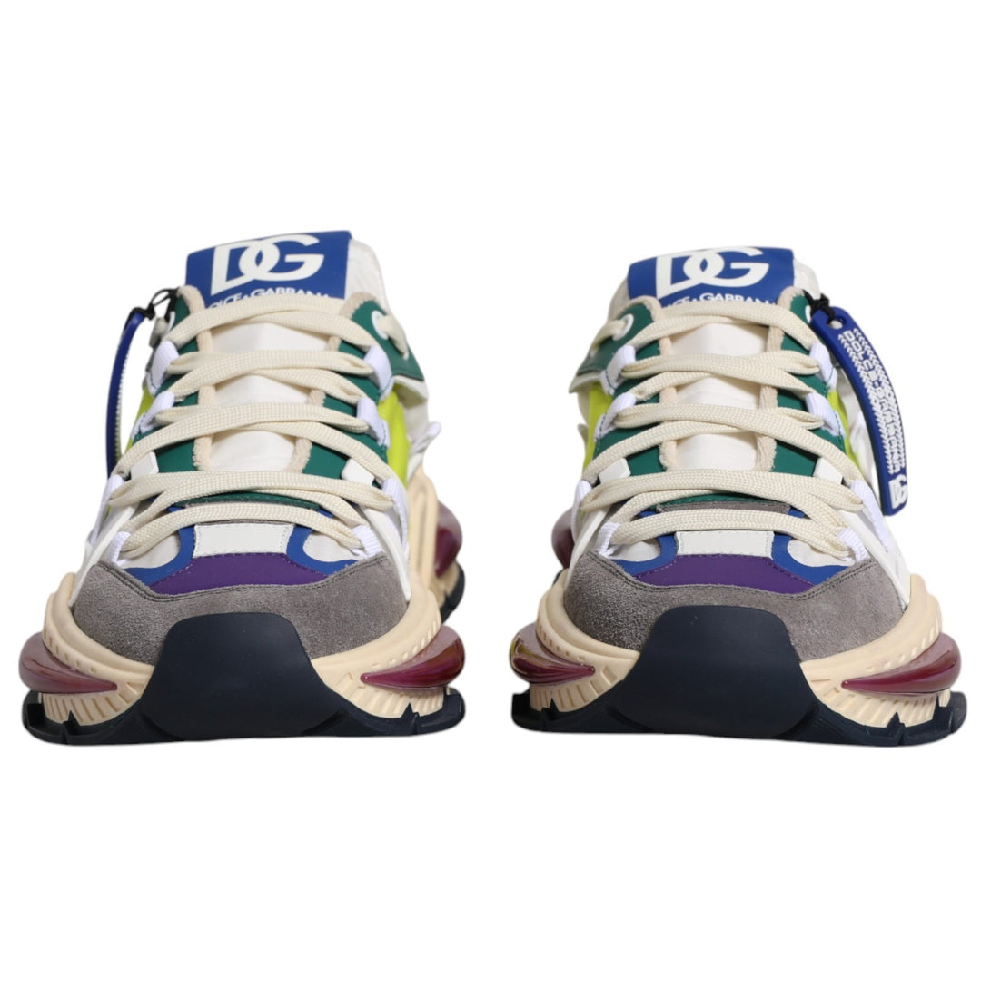 Dolce &amp; Gabbana Multicolor Airmaster Low Top Sneakers Shoes