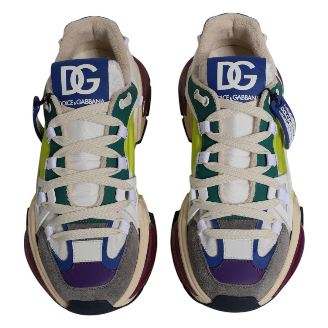 Dolce &amp; Gabbana Multicolor Airmaster Low Top Sneakers Shoes