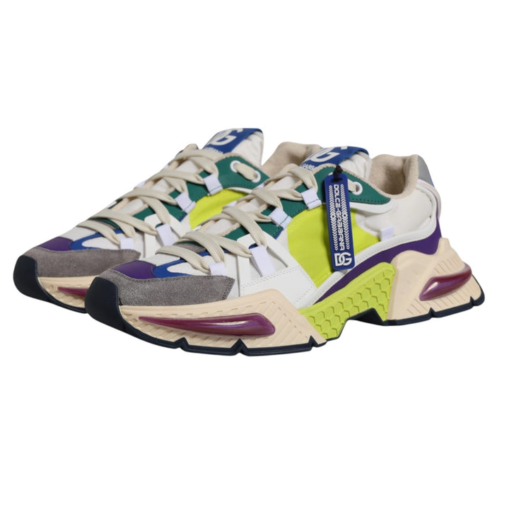 Dolce &amp; Gabbana Multicolor Airmaster Low Top Sneakers Shoes