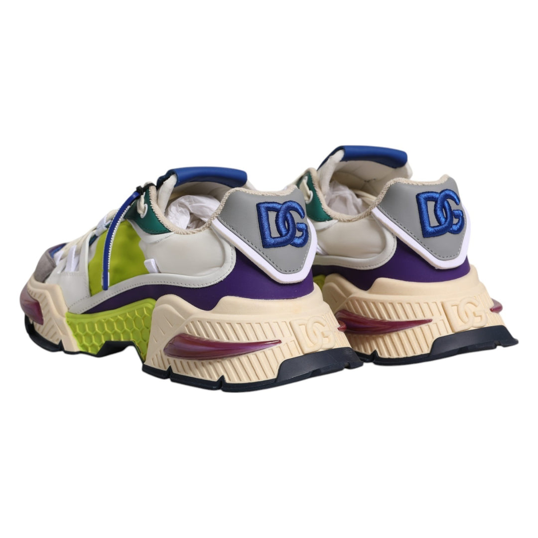 Dolce &amp; Gabbana Multicolor Airmaster Low Top Sneakers Shoes