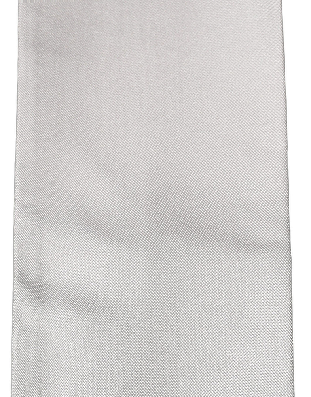 Dolce &amp; Gabbana Light Gray Satin Silk Fringed Lace Stole Scarf