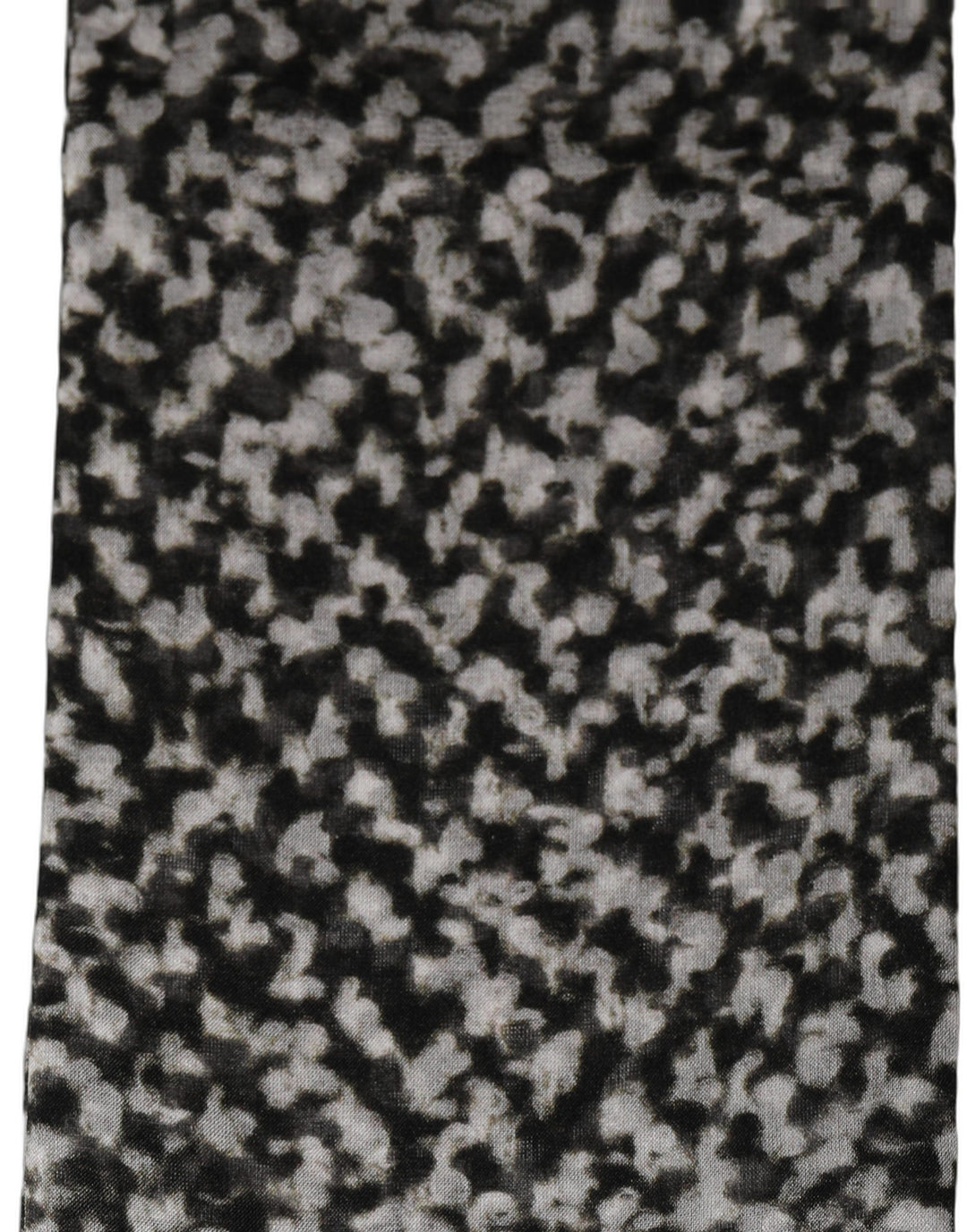 Dolce &amp; Gabbana Black White Herringbone Tweed Shawl Scarf