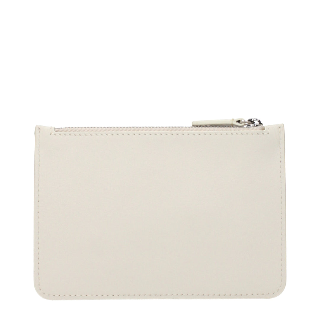 Courrèges Beige Leather Wallet