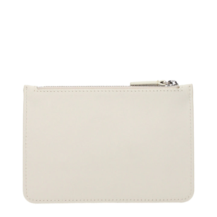 Courrèges Beige Leather Wallet