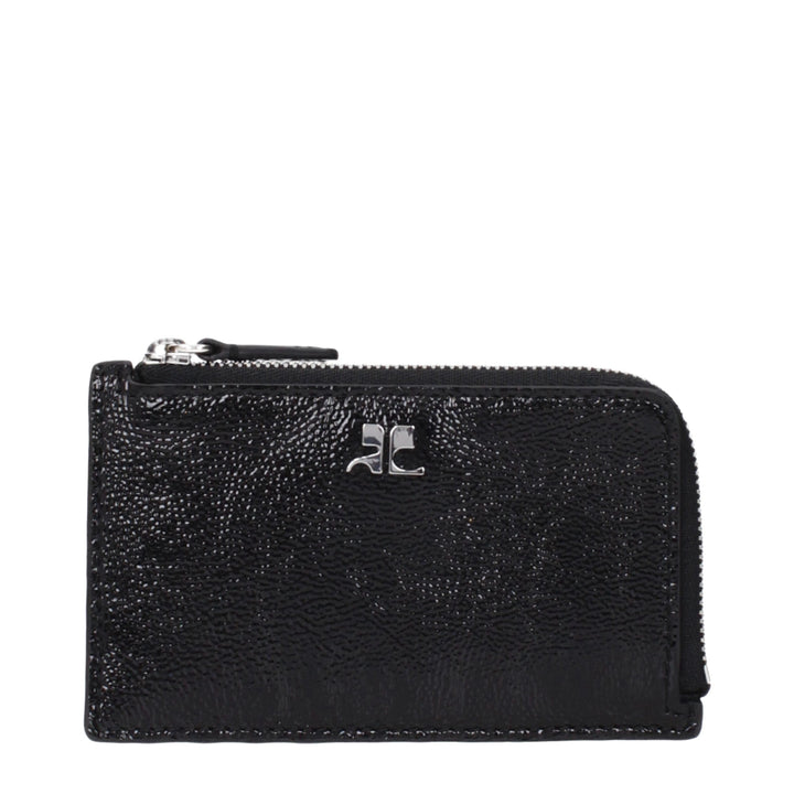 Courrèges Black Leather Wallet