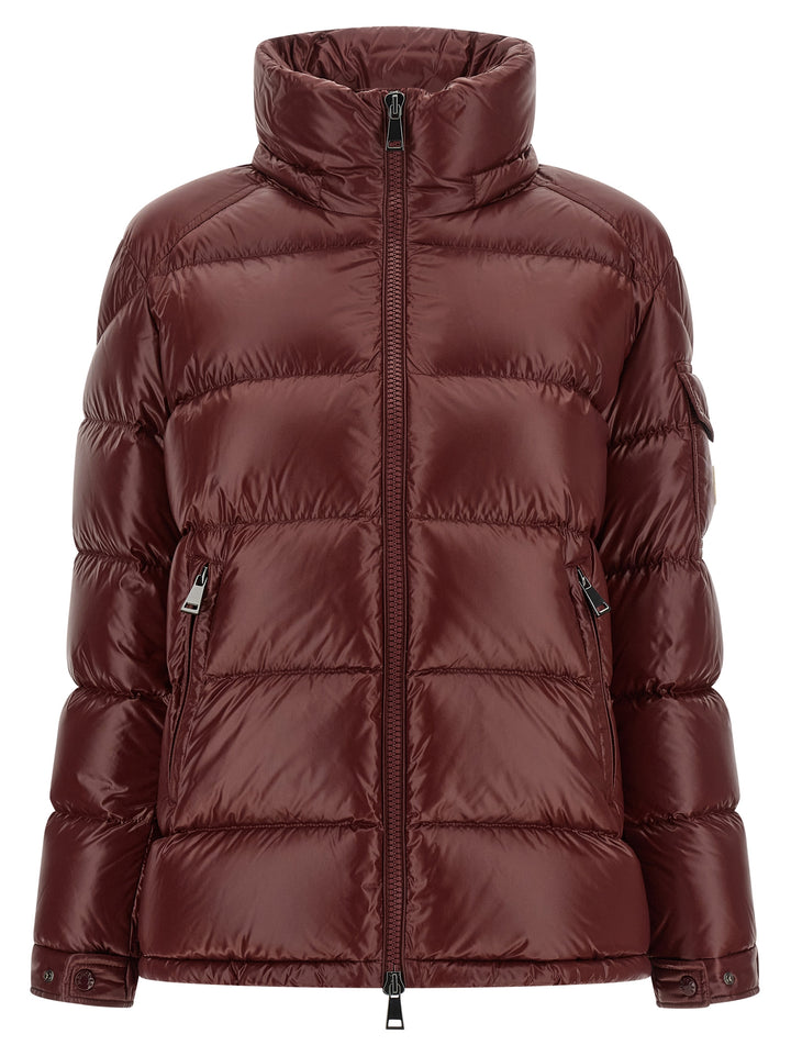 Moncler Bordeaux Polyamide Full-Length Jacket