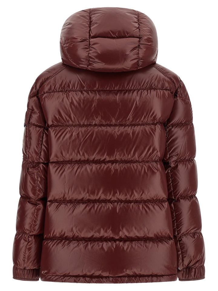 Moncler Bordeaux Polyamide Full-Length Jacket