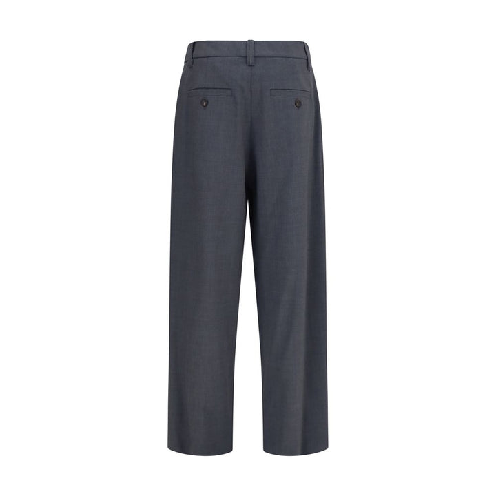 Brunello Cucinelli Gray Wool Oves Aries Dress Pants