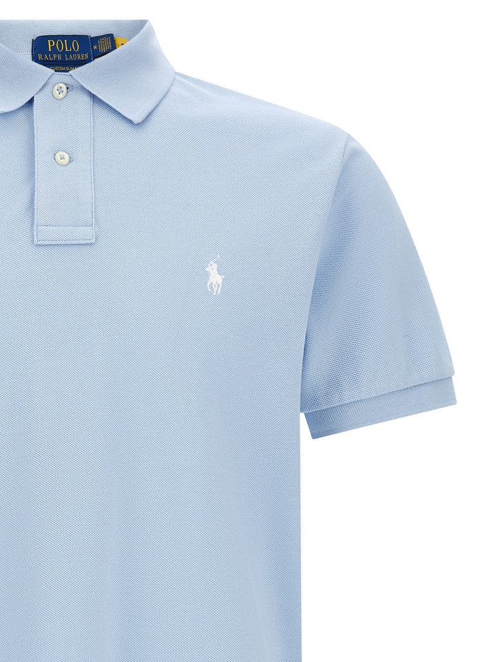 Polo Ralph Lauren Blue Cotton Polo Shirt