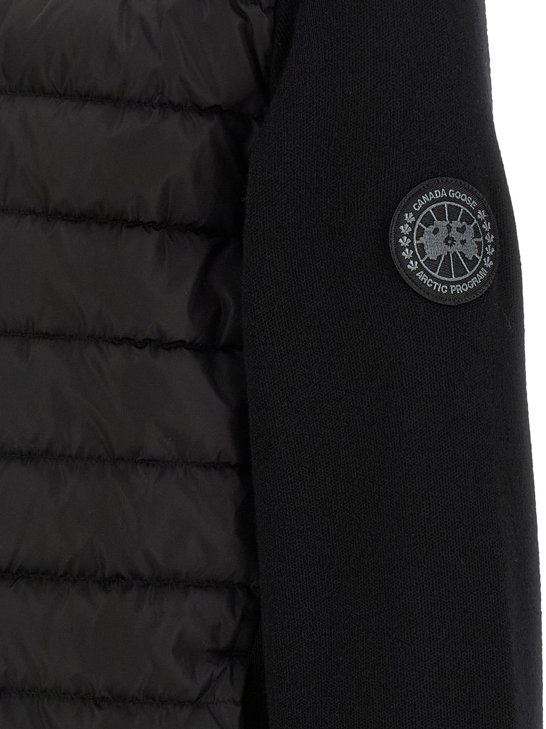 Canada Goose Black Wool Full-Length Jacket